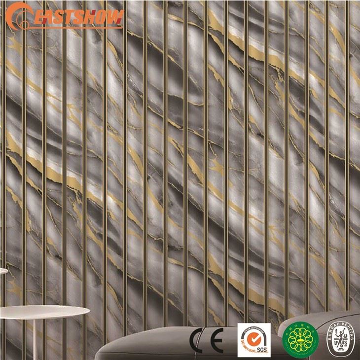 Guld PVC tapet