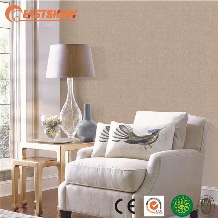 PVC Plain Wallcovering For Rooms